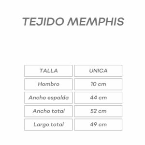 Tabla Medida Memphis